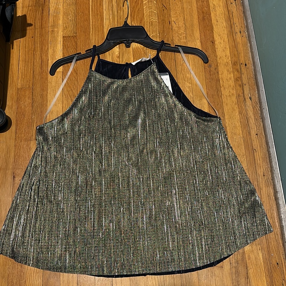 Lush Navy Antique Top Size M